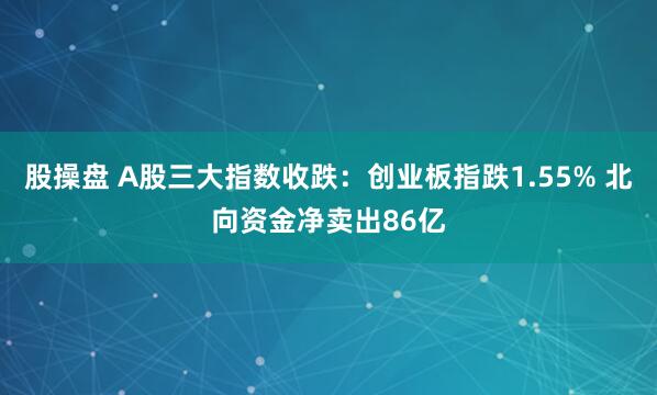 股操盘 A股三大指数收跌：创业板指跌1.55% 北向资金净卖出86亿